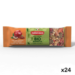 Noberasco - I Love Bio Barrette Melograno Noci Pecan e Noci del Brasile 30g x24