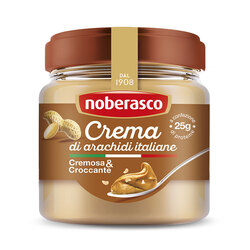 Noberasco - Crema di arachidi italiane - Cremosa e Croccante 175g
