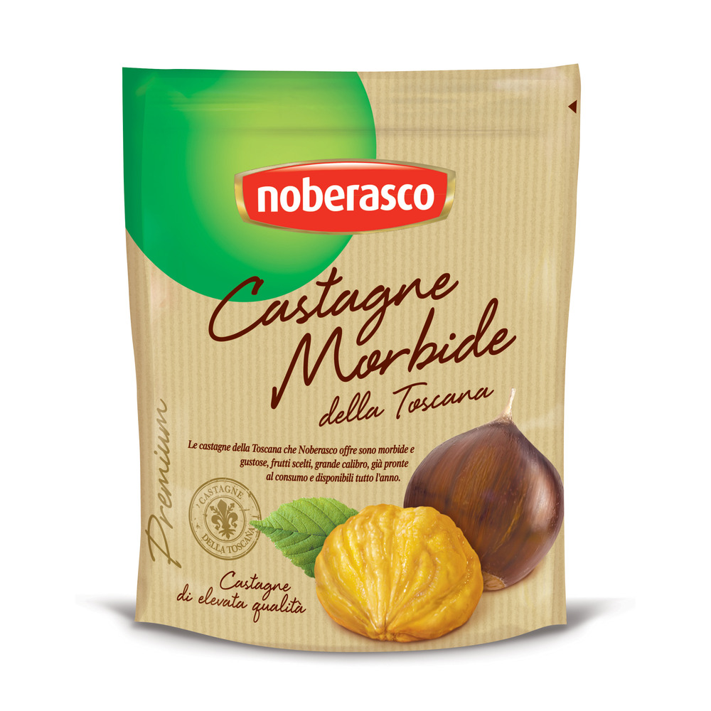 GR 500 CASTAGNE SGUSCIATE SECCHE AMMORBIDITE AL VAPORE DRY CHESTNUTS  MORBIDELLE